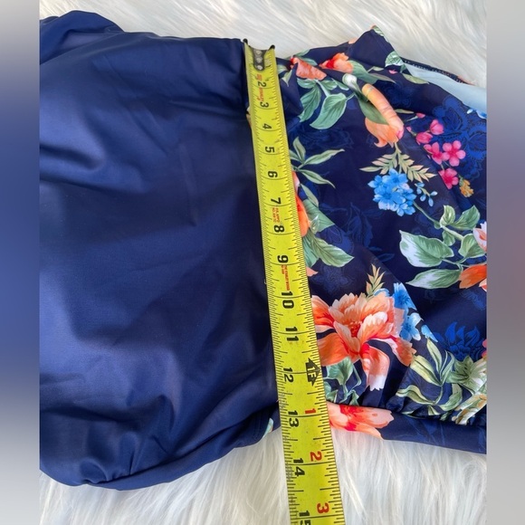 NWT - CUPSHE women’s floral Ruched Tummy control one piece bathing suit size XL - Picture 2 of 12